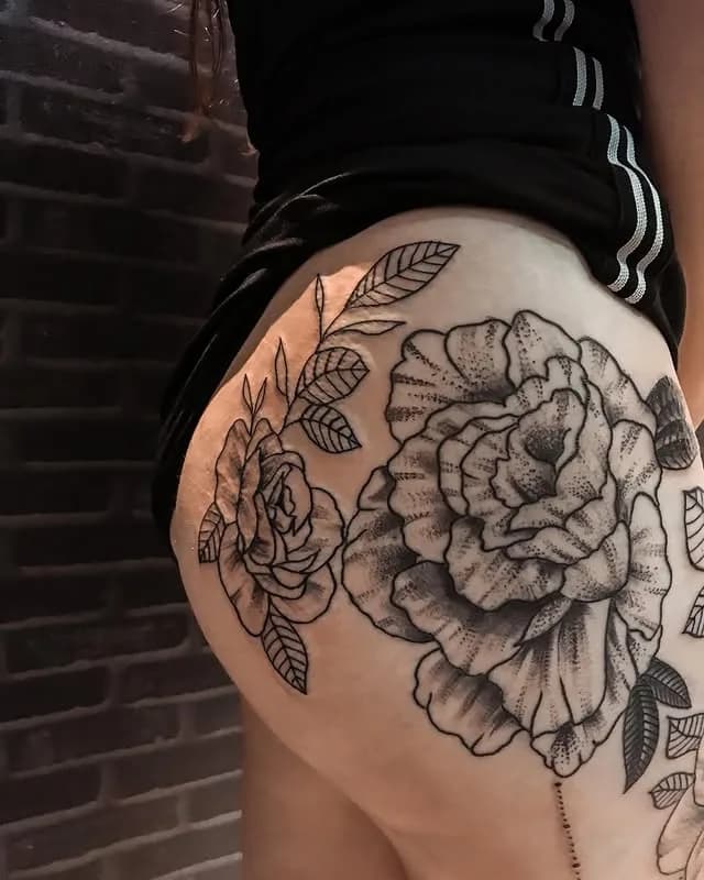 Tatuagem estilo Blackwork feita por Jeff Tattoo — estúdio de tatuagem em Gaspar, SC