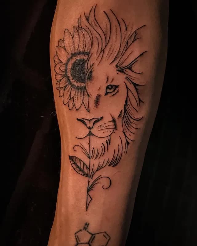 Tatuagem estilo Fineline feita por Jeff Tattoo — estúdio de tatuagem em Gaspar, SC